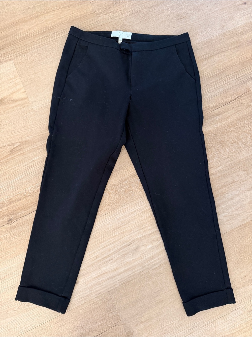 Joie Black Cropped Chinos